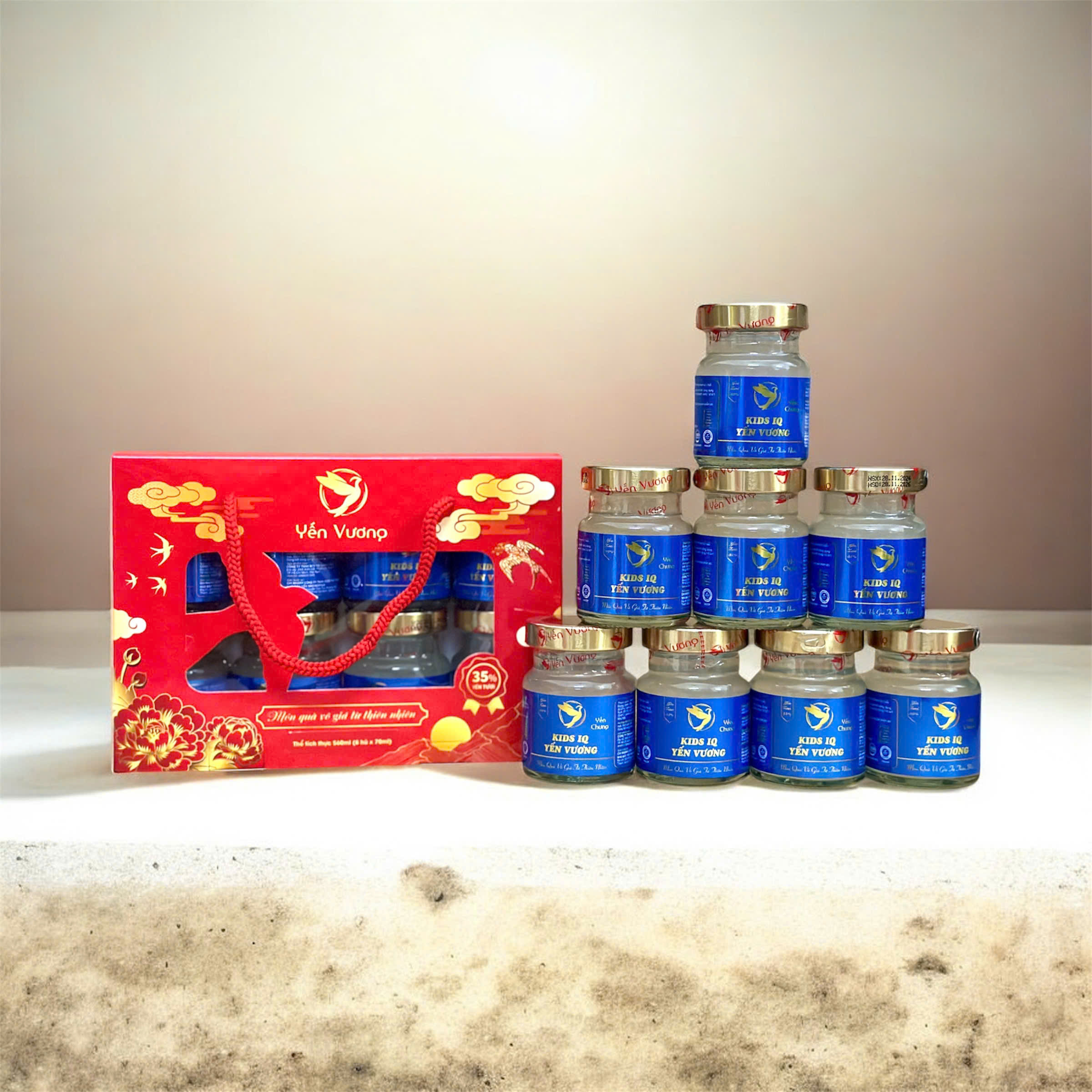 Lốc 8 hũ yến Vương 70ml Kids IQ